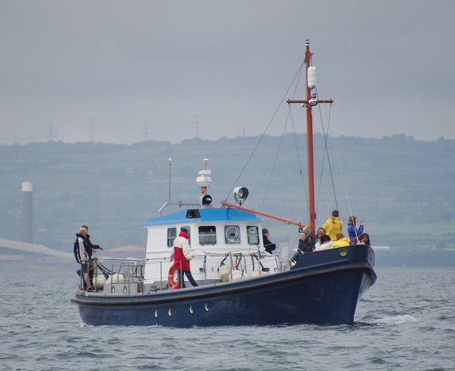 The 'Mabel Helen' in Belfast Lough