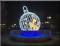 J5081 : Christmas decoration, Bangor by Rossographer