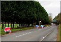 SJ8005 : When red light shows, wait here, Newport Road near Cosford by Jaggery