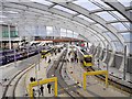 SJ8499 : Manchester Victoria Station Tram Platforms (December 2015) by David Dixon