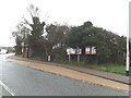 TL3656 : Bus Stop on the B1046 Comberton Road by Geographer