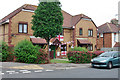 TQ6200 : England supporter on Roselands Avenue by Robin Webster