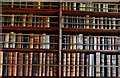 SX0863 : Lanhydrock House: One of the book cases in the gallery by Michael Garlick