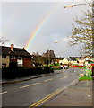 ST2990 : Rainbow over Bettws, Newport by Jaggery