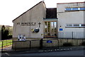 SO8401 : Traffic visibility mirrors, St Mary's Hill, Inchbrook by Jaggery