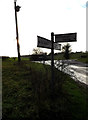 TM3687 : Roadsign on Low Road by Geographer