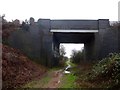 SK6458 : Road bridge over the Southwell Trail by Graham Hogg