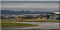 NS4866 : Gama Aviation hangars at Glasgow Airport by Thomas Nugent