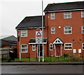 SO5140 : Warning sign - humps, Barrs Court Road, Hereford by Jaggery