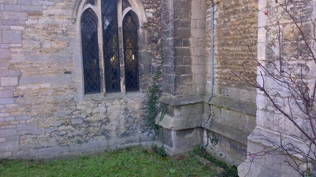 Ordnance Survey Benchmark and Bolt - Fletton, St. Margaret's Church