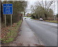 ST4790 : Dual carriageway ahead, Caerwent by Jaggery