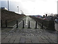 SJ3587 : The ramp at Brunswick Railway Station by John S Turner