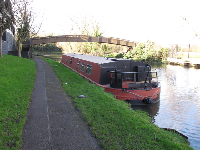 Un-named canal boat, Grand Union Canal at Brentford