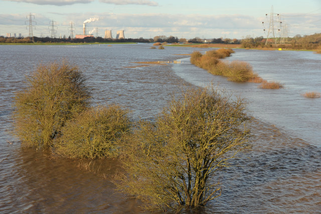 Trent floodwater