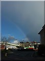 SX9065 : Rainbow over Asda, Torquay by Derek Harper