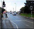 SM9310 : Pelican crossing, St Peter's Road, Johnston by Jaggery