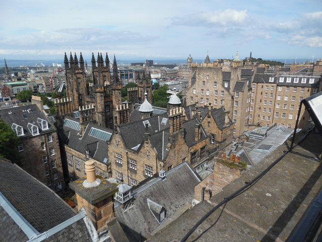 Edinburgh's Skyline from Castle Hill (1)