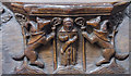 TA0339 : Misericord S4, St Mary's church, Beverley by Julian P Guffogg