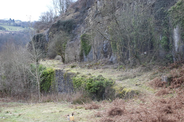 Ramp to top of old lime kilns, Blackrock