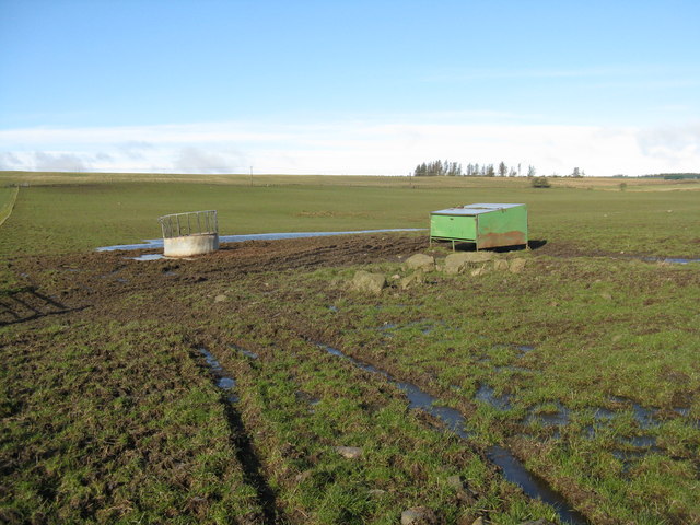 Farmland near Nether Falla