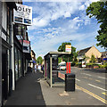 SP2865 : Empty business premises by the bus stop, Coten End, Warwick by Robin Stott