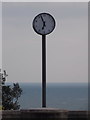 TR2235 : Folkestone: decimal clock at The Leas by Chris Downer