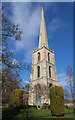 SO8454 : Spire of the former St Andrew's Church, Worcester by Jim Osley