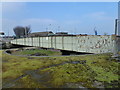 TF6120 : Former railway bridge in King's Lynn docks by Richard Humphrey