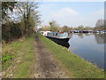 TQ0588 : Lavender Jewel and The Jivy Wild, canal boats on Grand Union Canal by David Hawgood