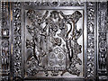 SD6911 : Heraldic Panel, Smithills Hall Library by David Dixon