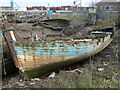 TF6120 : Abandoned fishing boats - The Fisher Fleet, King's Lynn by Richard Humphrey