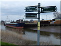 TF4510 : The Nene Way at Horseshoe Corner, Wisbech by Richard Humphrey