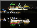 NZ2563 : Gateshead Sage at Night by David Dixon