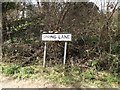 TM1355 : Spring Lane sign by Geographer