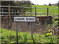 TM1554 : Lower Road sign by Geographer