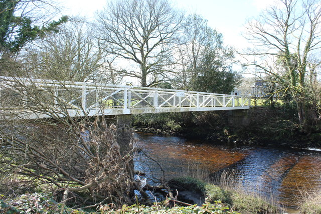 Footbridge over Water of Fleet