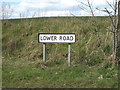 TM1454 : Lower Road sign by Geographer