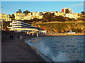 SX9163 : High tide at Torre Abbey Sands, Torquay by Malc McDonald