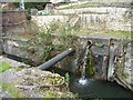 SO8702 : Remains of bottom gates, Bourne Lock by Christine Johnstone