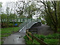 SH7217 : Footbridge over the river Mawddach by Eirian Evans