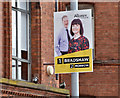 J3373 : Assembly election poster, Ormeau Avenue, Belfast (April 2016) by Albert Bridge