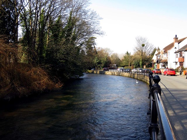 The River Itchen in Bishopstoke