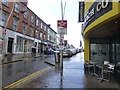 H4572 : A wet pavement, Market Street, Omagh by Kenneth  Allen