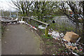 TA0827 : Litter alongside the Clive Sullivan Way, Hull by Ian S