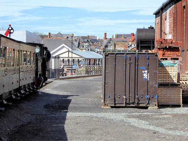 Vale of Rheidol Railway Approaching Aberystwyth Station