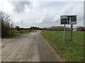 TM1155 : Buck's Head Lane & Roadsign by Geographer