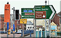 J3474 : New traffic lights, Queen's Bridge, Belfast (April 2016) by Albert Bridge