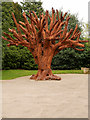 SE2812 : Yorkshire Sculpture Park, The Iron Tree (2010) by David Dixon