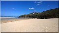 SW5538 : Cliffs at Hayle Towans by Steven Haslington