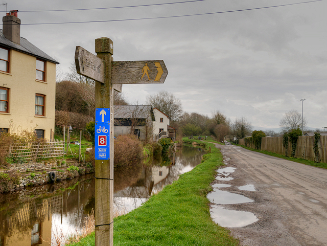 Monmouthshire and Brecon Canal Towpath, Taff Trail (NCN 8)